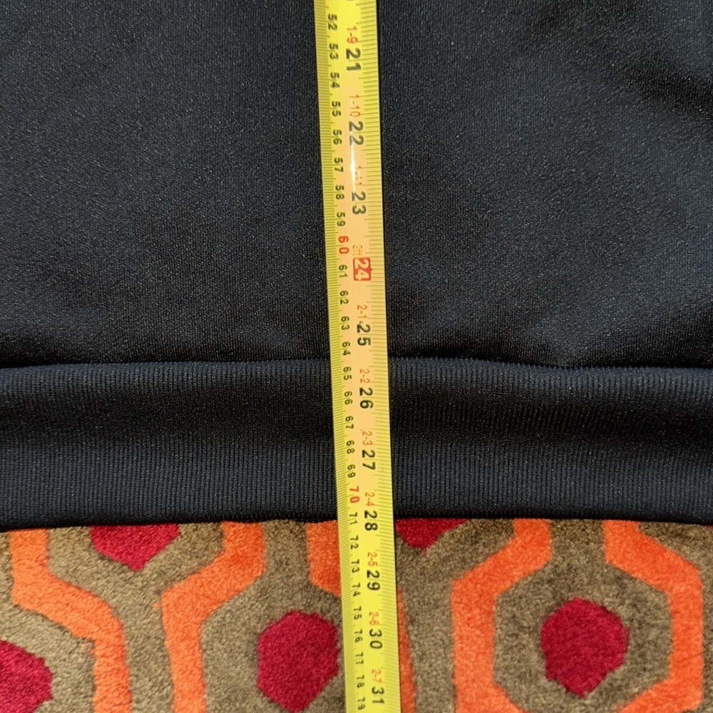 Men's Space Invaders Black Track Jacket with Yellow and Blue Accents XL - Picture 10 of 10
